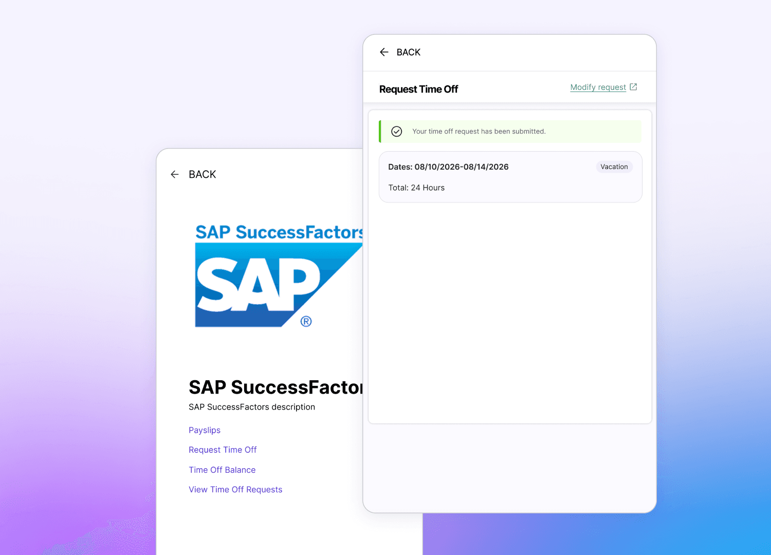 SAP SuccessFactors